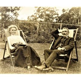 Unknown couple - Wray Family Collection