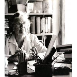 Betty Archdale in her home in Galston