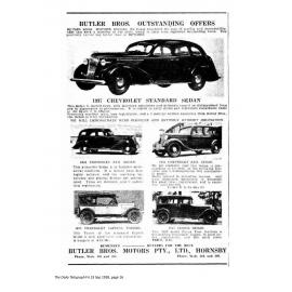 Advertisement for Butler Bros., Hornsby