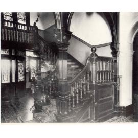Pakenham, interior photograph of the foyer and staircase