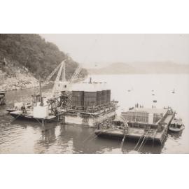Pier 2 Hawkesbury River Bridge Construction 1941