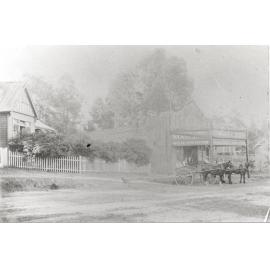 Thomas Stobo's store and residence, Railway Crescent, Beecroft, c.1905