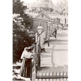 Beecroft Railway Station close-up c. 1900