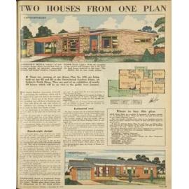 Two houses from one plan