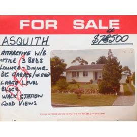 Real Estate Advertisement - Asquith