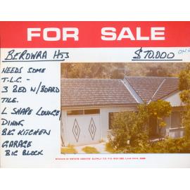 Real Estate Advertisement - Berowra