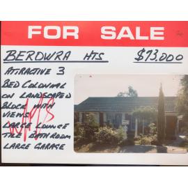 Real Estate Advertisement - Berowra
