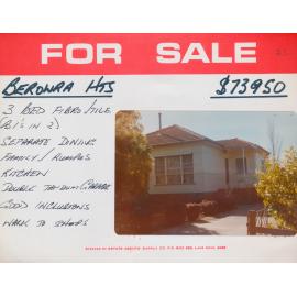 Real Estate Advertisement - Berowra