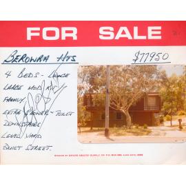 Real Estate Advertisement - Berowra