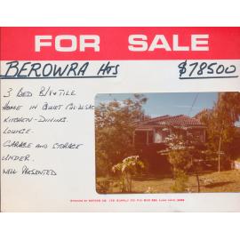 Real Estate Advertisement - Berowra