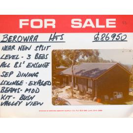 Real Estate Advertisement - Berowra