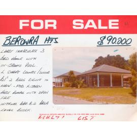 Real Estate Advertisement - Berowra