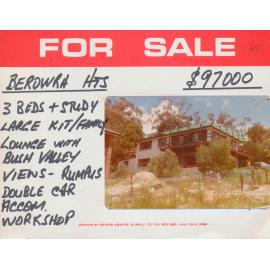 Real Estate Advertisement - Berowra