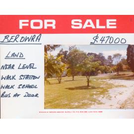 Real Estate Advertisement - Berowra