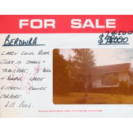 Real Estate Advertisement - Berowra