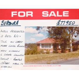 Real Estate Advertisement - Berowra