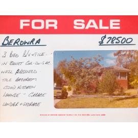 Real Estate Advertisement - Berowra