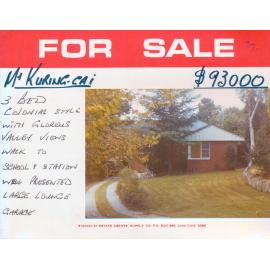 Real Estate Advertisement - Mount Kuring-gai
