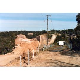 Construction of the Sydney-Newcastle Freeway between Mt Kuring-gai and Berowra