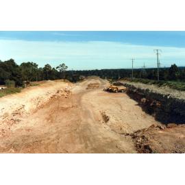 Construction of the Sydney-Newcastle Freeway between Mt Kuring-gai and Berowra