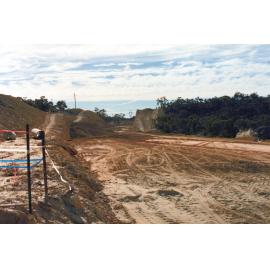 Construction of the Sydney-Newcastle Freeway between Mt Kuring-gai and Berowra