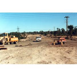 Construction of the Sydney-Newcastle Freeway between Mt Kuring-gai and Berowra