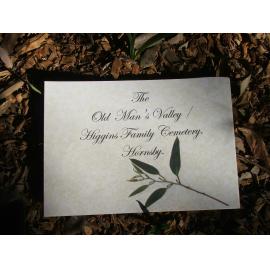 Old Mans Valley Cemetery