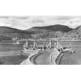 The 'George' and 'Francis Peat' vehicular ferries at Peats Ferry
