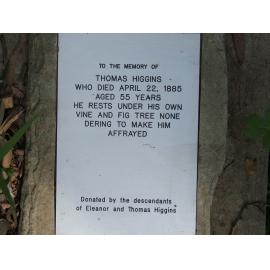 Old Mans Valley Cemetery