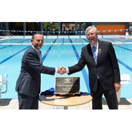 The opening of the new Hornsby Aquatic and Leisure Centre
