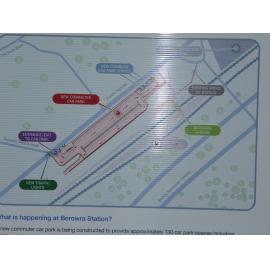 Construction of the Berowra Railway Commuter car park