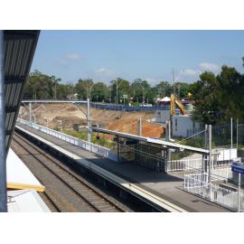 Construction of the Berowra Railway Commuter car park