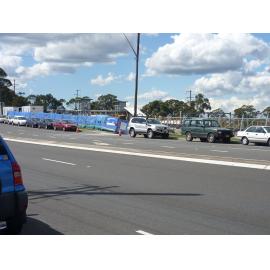 Construction of the Berowra Railway Station commuter car park
