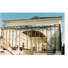 Rear of Thornleigh School of Arts during demolition, c.1980