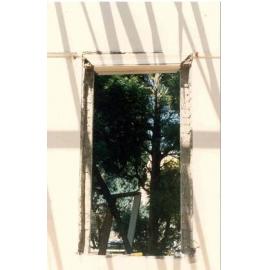 Window of Thornleigh School of Arts during demolition, c.1980