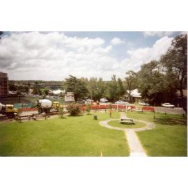 Building of new apartments, Waitara c.2000