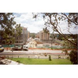 Building of new apartments, Waitara c.2000