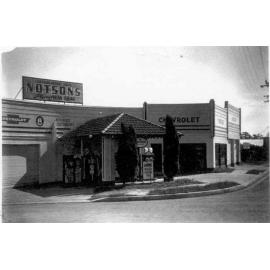 Notsons Garage, Epping, c.1951