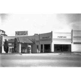 Notsons Garage, Epping, c.1951