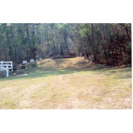 Wisemans Ferry Cemetery after the bushfire, December 2002