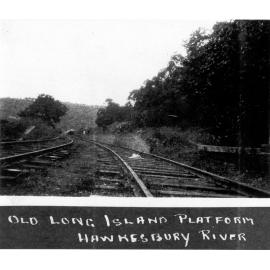 Old Long Island railway platform, Brooklyn c. 1930