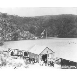 Berowra Waters Boatshed c.1900