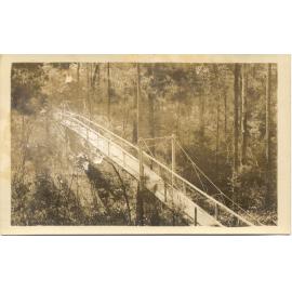 A low-level bridge under the Mt Wilga Suspension Bridge, c. 1910