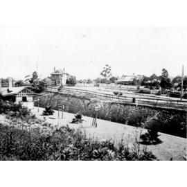 Epping Railway Station, looking towards corner of Bridge and High Streets