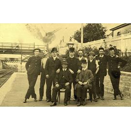 Hornsby Railway Station staff, c. 1925