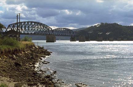 First Hawkesbury River Railway Bridge - The Final link