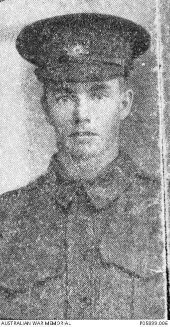 Studio portrait of 4227 Private Percival Arthur Ronald Rash, 25th Battalion.