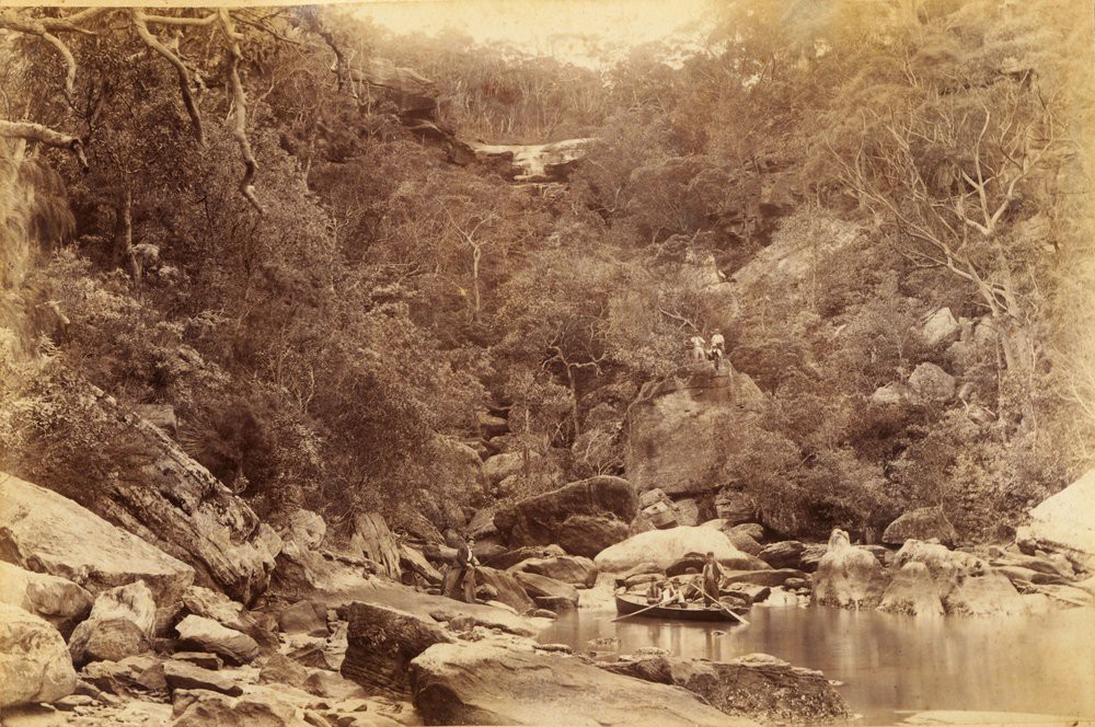 Refuge Bay, Hawkesbury River. Image from australiaforeveryone.com.auRefuge Bay 1889