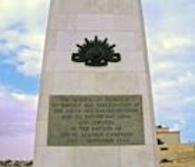 El Alamein Australian Memorial.El Alamein Australian Memorial.