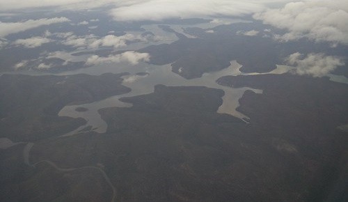 Marramarra Creek from the air